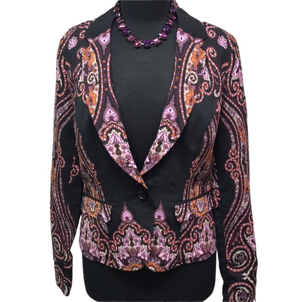 INC Multi Colored Blazer Stunning EUC